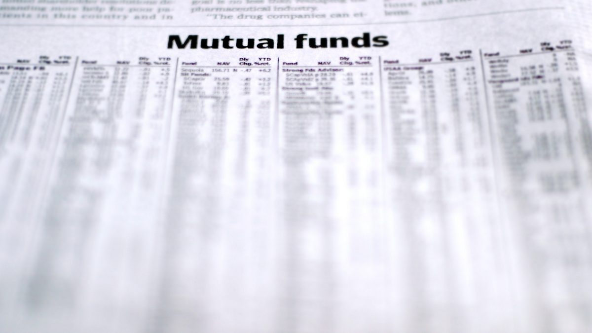 mutual funds listed in newspaper