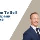 Dan Seder and the title "When to sell company stock"
