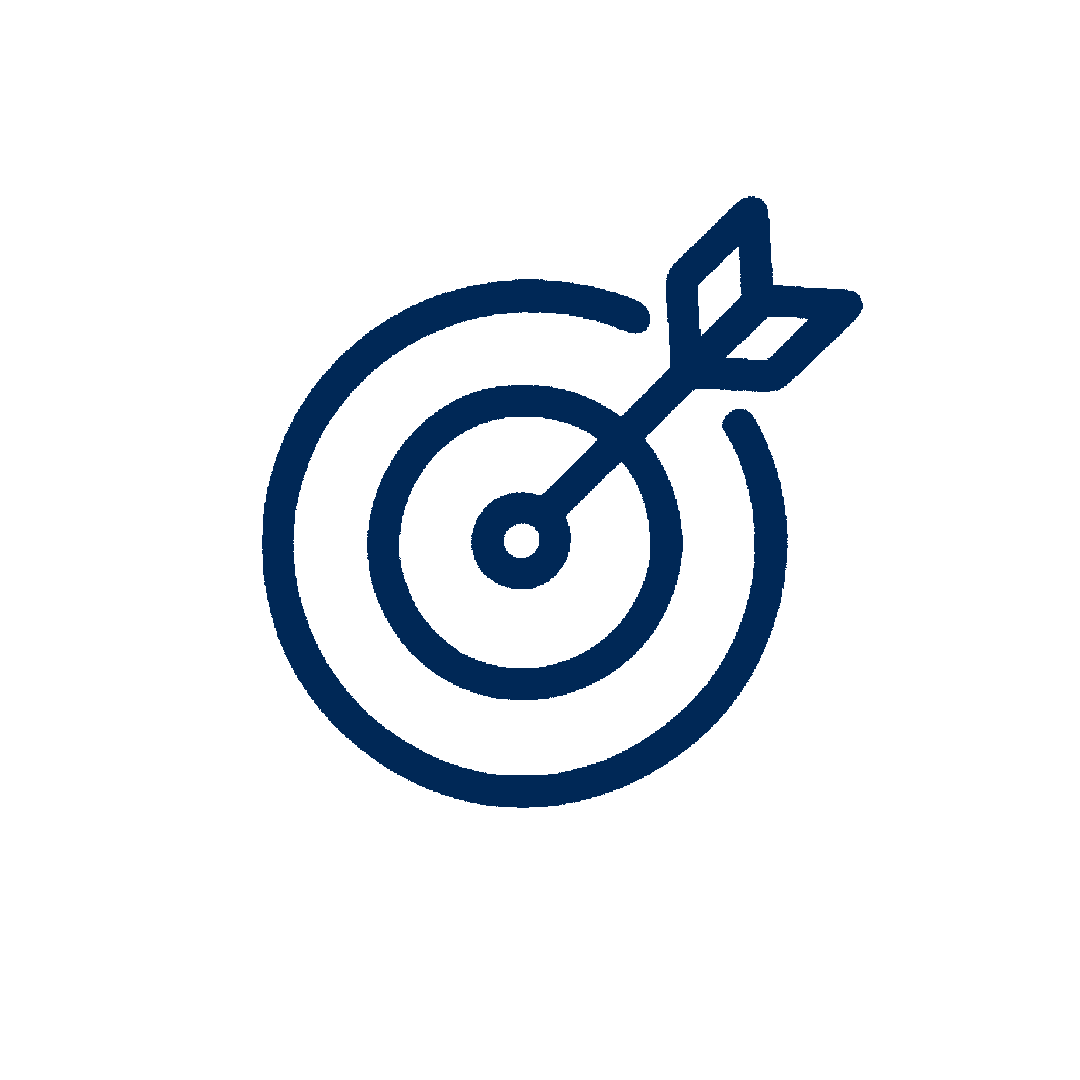 Focused Client Commitment blue