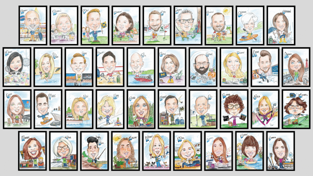 Caricature Wall 2
